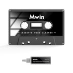 Mwin Audio Cassette Head Cleaner Tape, Wet Maintenance Kit for Cassette Tape Player/Boombox/Deck/Recorder