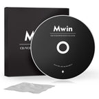 Mwin CD Cleaner Disc for CD Player,Safe and Effective Laser Lens Cleaning Disc,CD/VCD/DVD Player Lens Cleaner Set for Car and Home