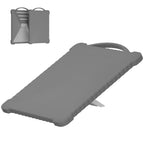 Mwin Protective Cover for Starlink Mini, Liquid Silicone Case with Comfortable Handle, Portable Scratch-Resistant Full Cover, Wavy Edge Design for Starlink Dish Mini Accessories (Gray)