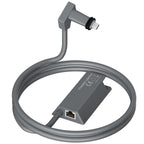 Mwin Starlink Ethernet Adapter for Gen 2 - Starlink Accessories for V2 Internet Kit Satellite, Powerline Ethernet Adapter Actuated Gen 2 for Wired External Network Fast & Stable Connection