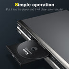 Mwin CD Laser Lens Cleaner Disc – Safe & Effective for CD DVD Players, Car & Home Player Lens Cleaning Set