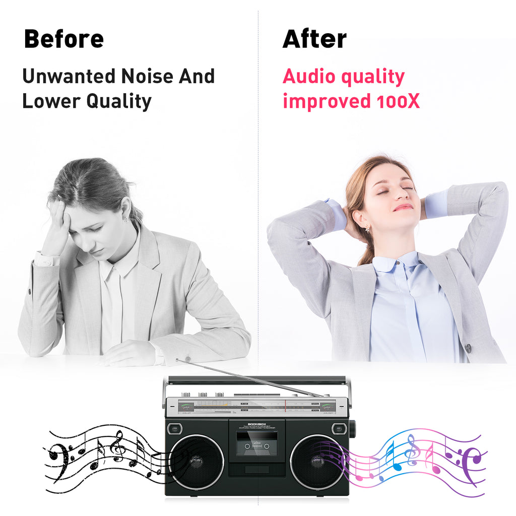 Mwin Audio Cassette Head Cleaner Tape, Wet Maintenance Kit for Cassette Tape Player/Boombox/Deck/Recorder