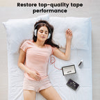 Mwin Audio Cassette Head Cleaner Tape, Wet Maintenance Kit for Cassette Tape Player/Boombox/Deck/Recorder