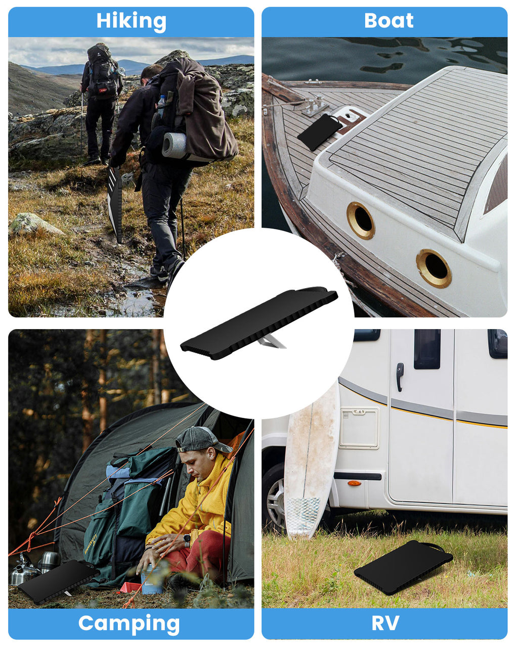 Mwin Starlink Mini Protective Cover, Waterproof Scratch-Resistant Silicone Case with Wavy Edge Design for Satellite Antenna, Portable Protector for RV (Black)