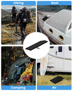 Mwin Starlink Mini Protective Cover, Waterproof Scratch-Resistant Silicone Case with Wavy Edge Design for Satellite Antenna, Portable Protector for RV (Black)