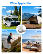 Mwin Carrying Case for Starlink Gen 3 - Starlink Accessories Shockproof Waterproof Bag for V3 Dish, Portable Travel Case, Ideal for RV Travel & Outdoor Use, Protects Your Starlink Gen 3 Kit