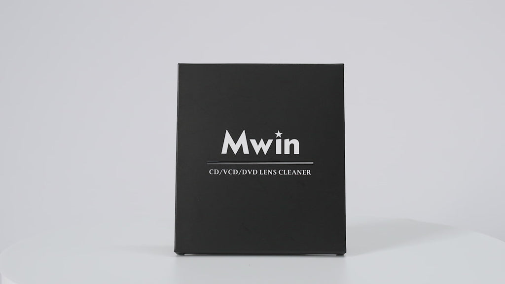 Mwin CD Laser Lens Cleaner Disc – Safe & Effective for CD DVD Players, Car & Home Player Lens Cleaning Set